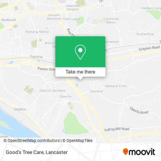 Mapa de Good's Tree Care