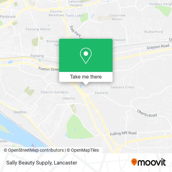 Sally Beauty Supply map