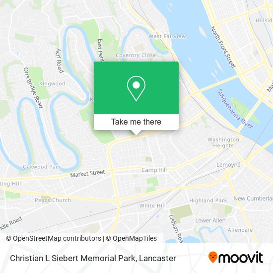 Christian L Siebert Memorial Park map