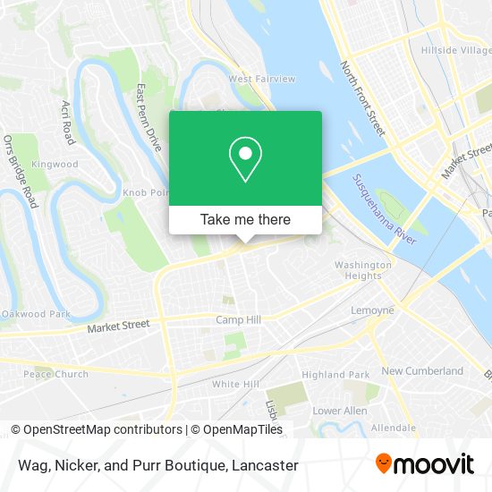 Wag, Nicker, and Purr Boutique map