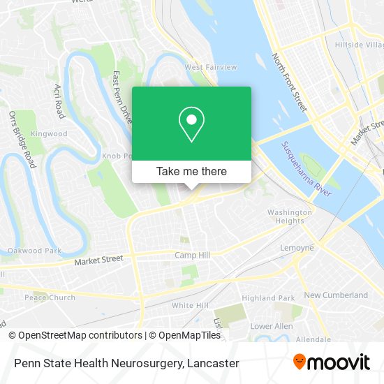 Penn State Health Neurosurgery map