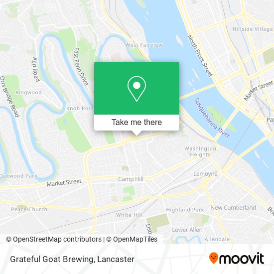 Grateful Goat Brewing map
