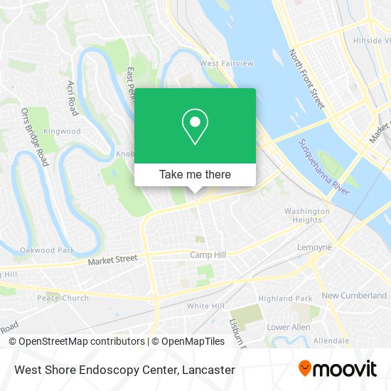 West Shore Endoscopy Center map