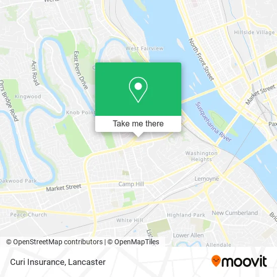 Curi Insurance map