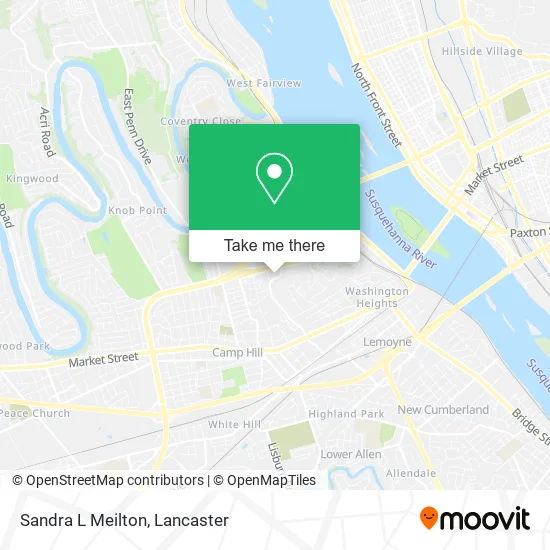 Sandra L Meilton map