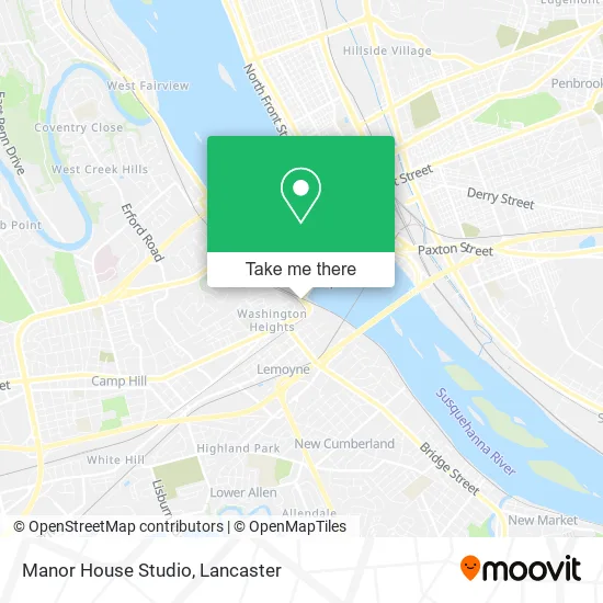 Manor House Studio map