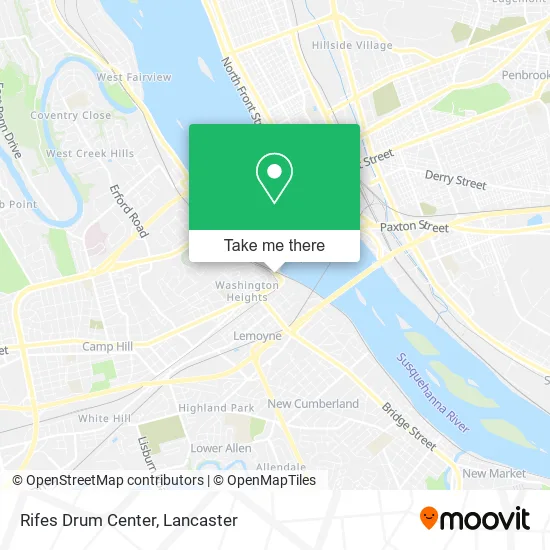 Rifes Drum Center map