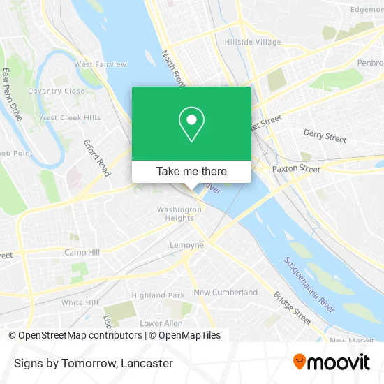 Signs by Tomorrow map