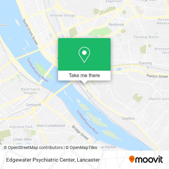 Edgewater Psychiatric Center map