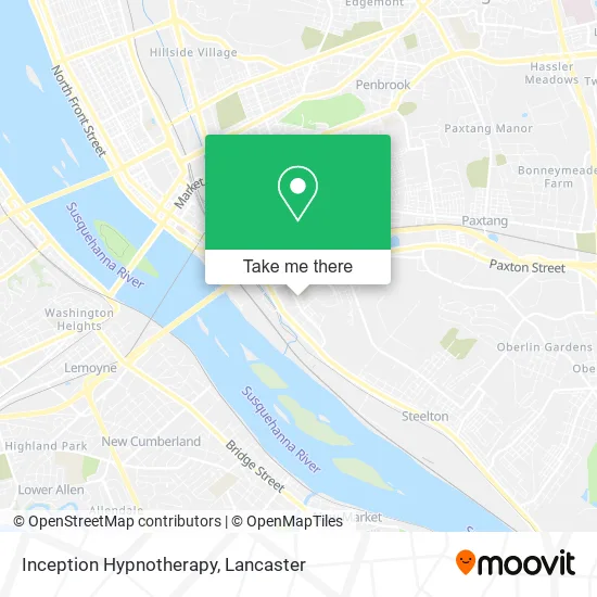Inception Hypnotherapy map
