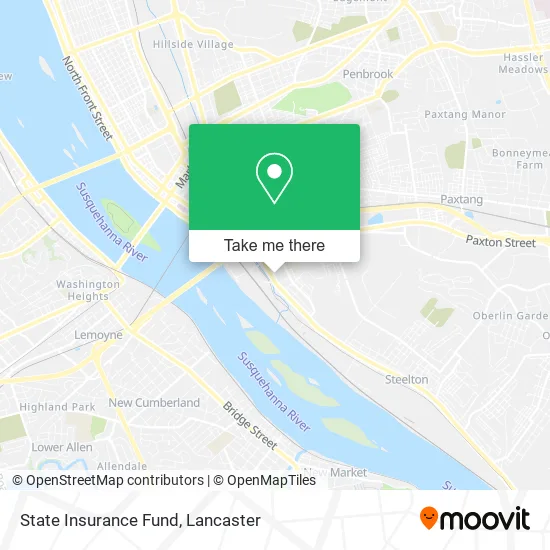 State Insurance Fund map