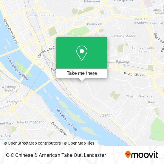 Mapa de C-C Chinese & American Take-Out