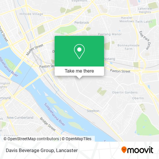 Davis Beverage Group map