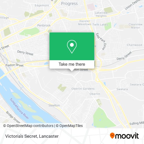 Victoria's Secret map