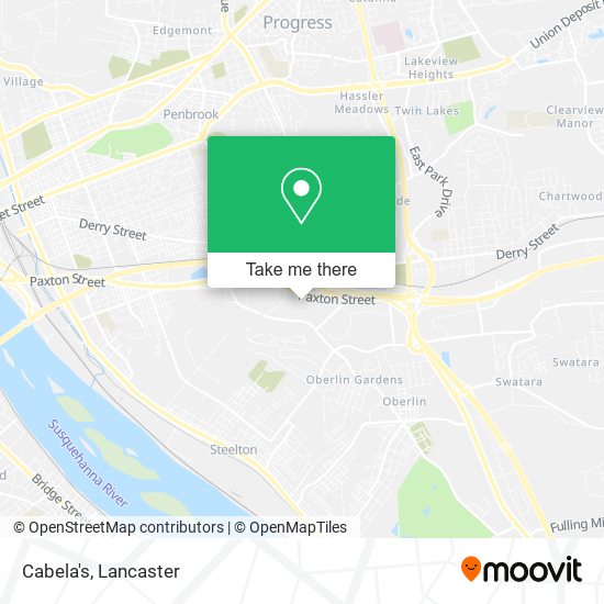 Mapa de Cabela's