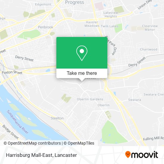 Harrisburg Mall-East map