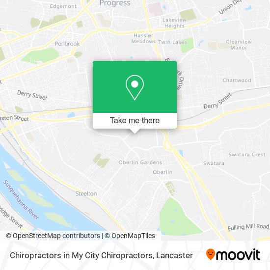 Chiropractors in My City Chiropractors map