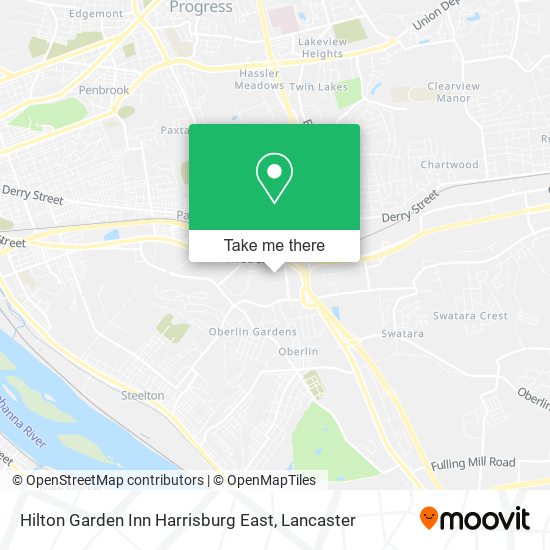 Mapa de Hilton Garden Inn Harrisburg East