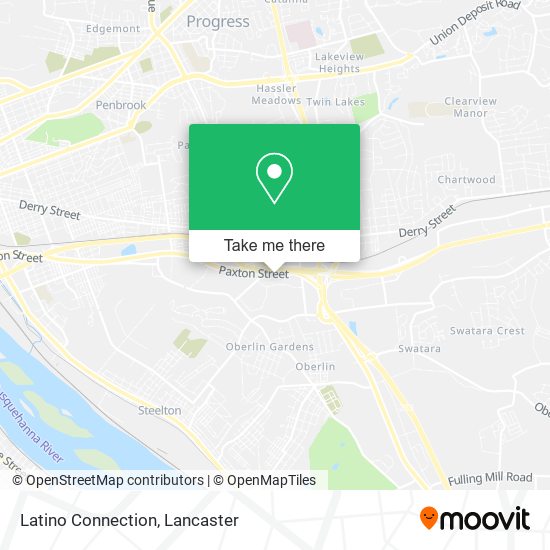 Latino Connection map