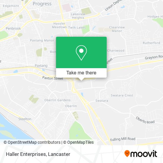 Haller Enterprises map