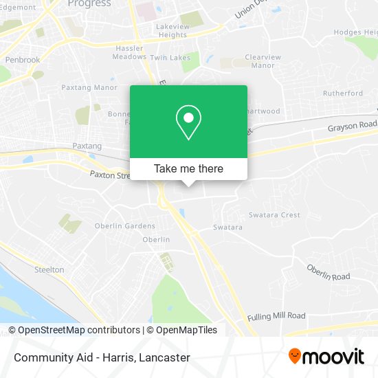 Community Aid - Harris map