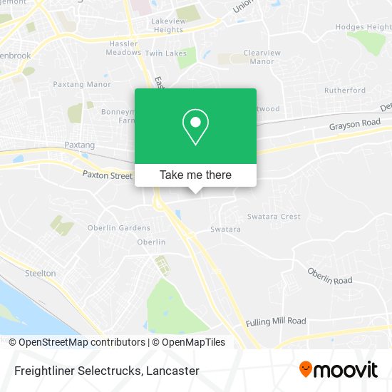 Mapa de Freightliner Selectrucks