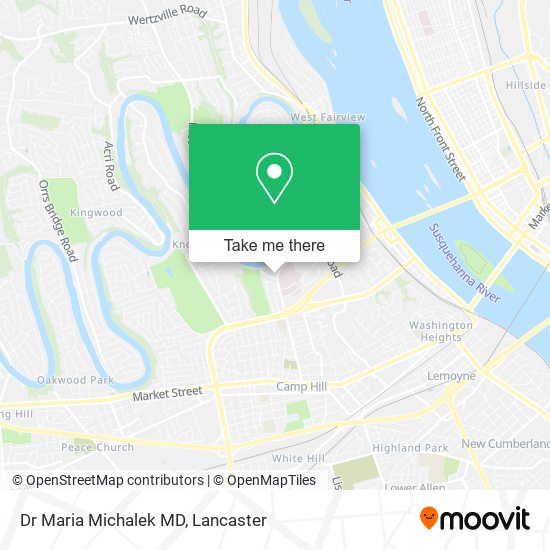 Dr Maria Michalek MD map