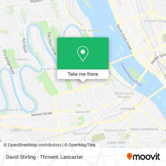 David Stirling - Thrivent map