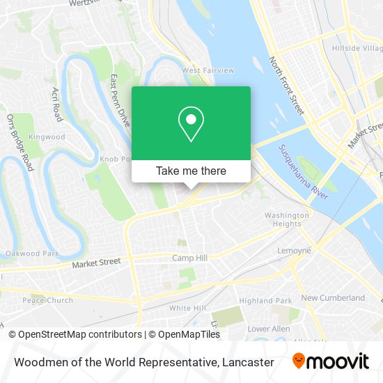Mapa de Woodmen of the World Representative