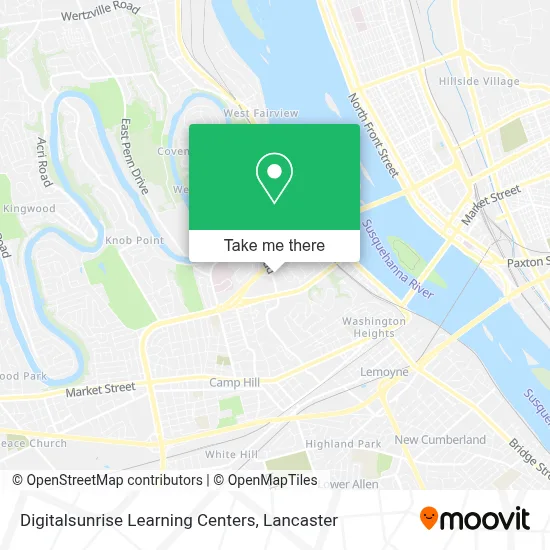 Digitalsunrise Learning Centers map