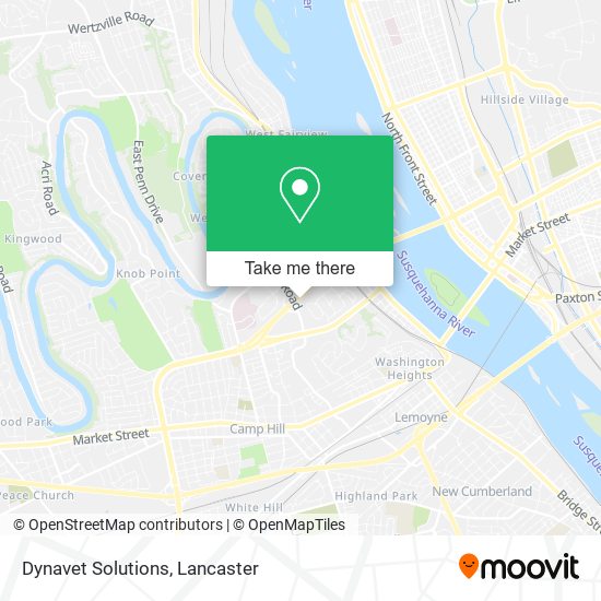 Dynavet Solutions map