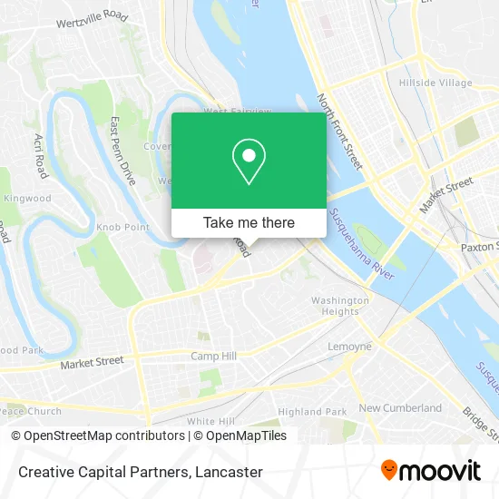Creative Capital Partners map