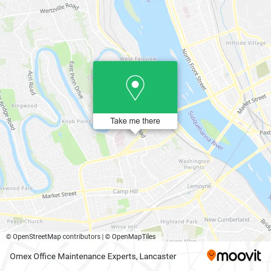 Omex Office Maintenance Experts map