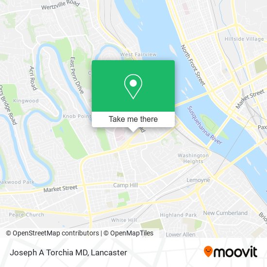 Mapa de Joseph A Torchia MD