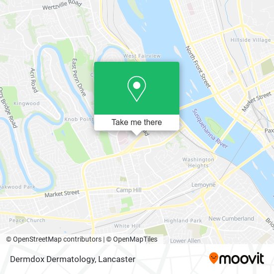 Mapa de Dermdox Dermatology