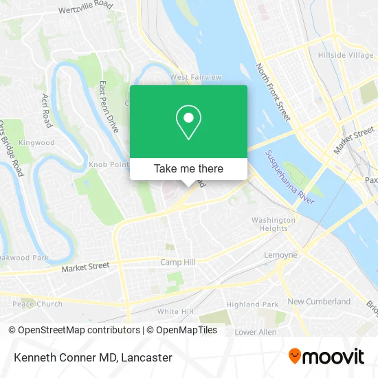 Kenneth Conner MD map