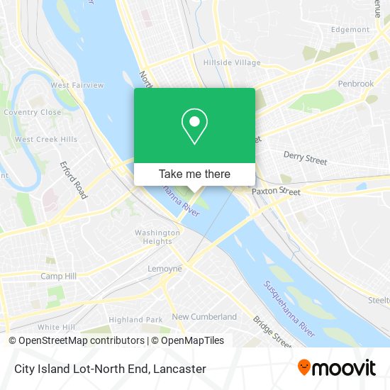 City Island Lot-North End map