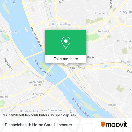Pinnaclehealth Home Care map