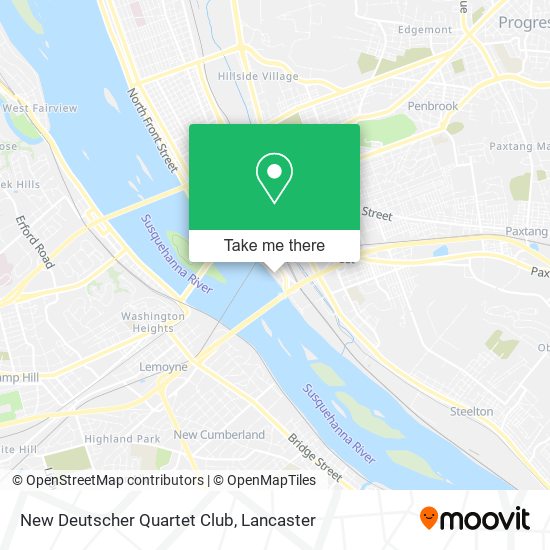 New Deutscher Quartet Club map