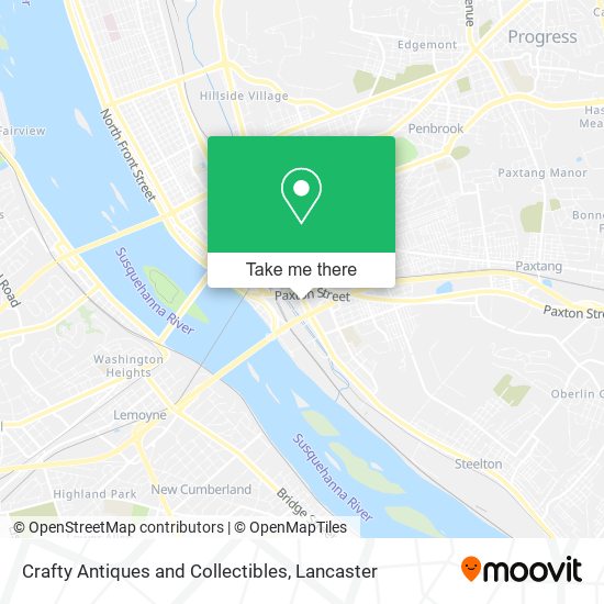 Crafty Antiques and Collectibles map