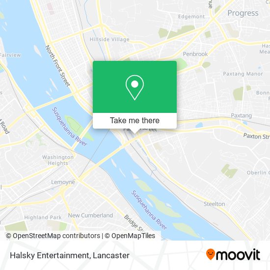 Halsky Entertainment map