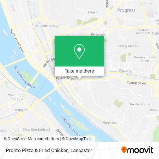 Pronto Pizza & Fried Chicken map