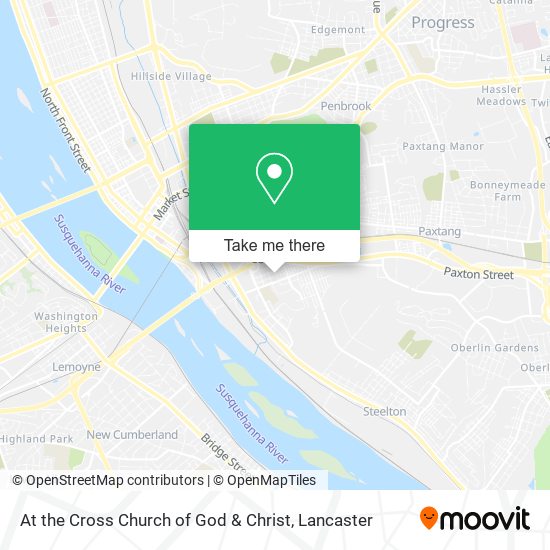 Mapa de At the Cross Church of God & Christ