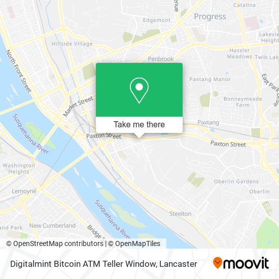 Mapa de Digitalmint Bitcoin ATM Teller Window