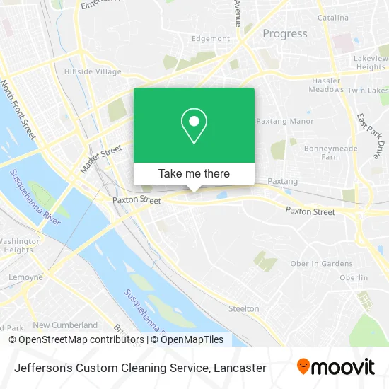 Jefferson's Custom Cleaning Service map