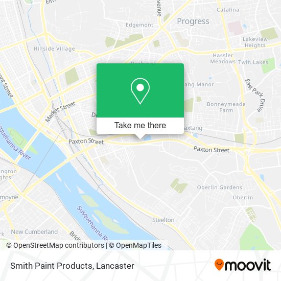 Smith Paint Products map