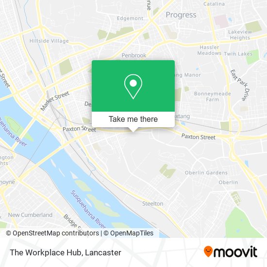 The Workplace Hub map