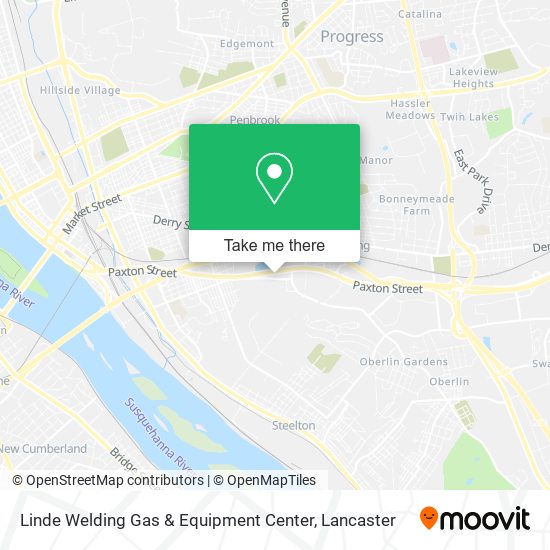 Mapa de Linde Welding Gas & Equipment Center
