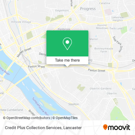 Credit Plus Collection Services map