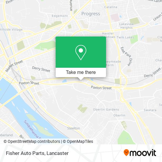 Fisher Auto Parts map